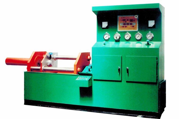 KY-A series small-caliber power-station valve test bench with sealing heads and hydraulic power unit