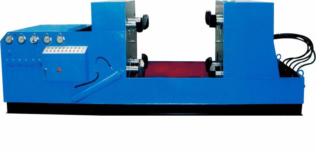 KY series hydraulic valve pressure test bench with clamping jaws, sealing heads and hydraulic power unit