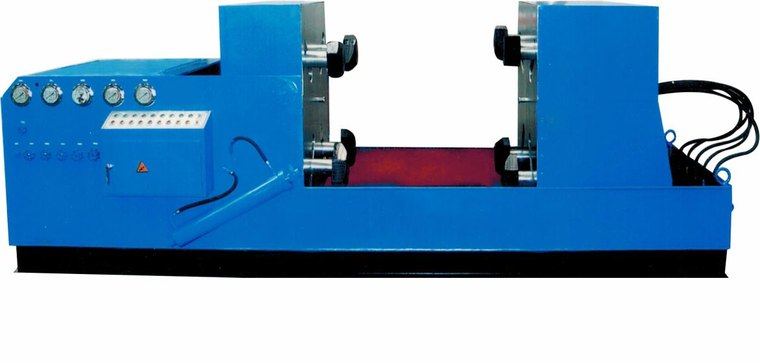 KY series hydraulic valve test benches with clamping frames and control consoles